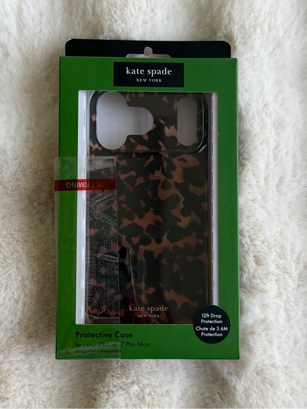 🆕 Kate Spade | iPhone 17 Pro Max Tortoise MagSafe Phone Case!